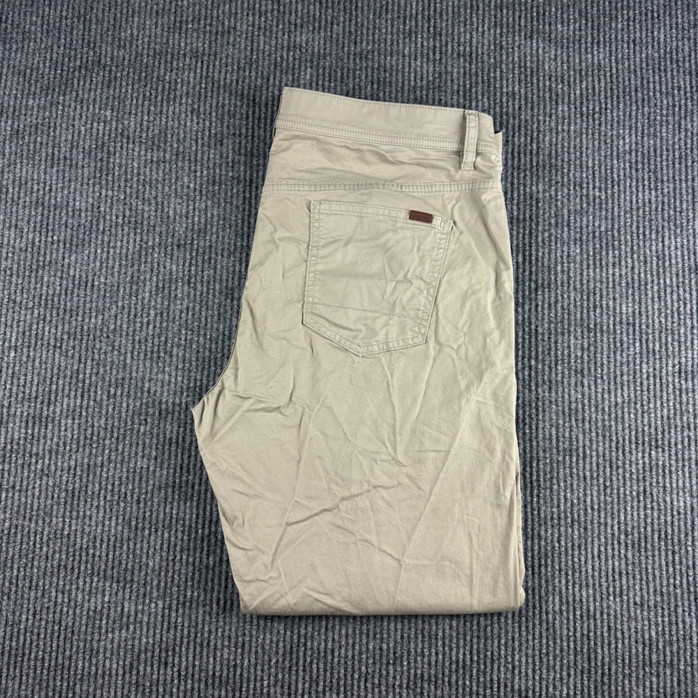 Duck Head Mens Gold Glory Khaki Tan 5-Pocket Straight Leg Chino Pants 38x30